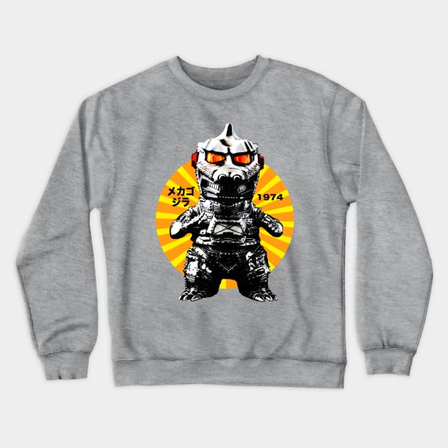 Mechagodzilla Chibi Exclusive Crewneck Sweatshirt by Pop Fan Shop